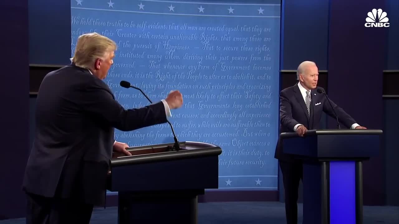 The Best Debate of Donald Trump and Joe biden