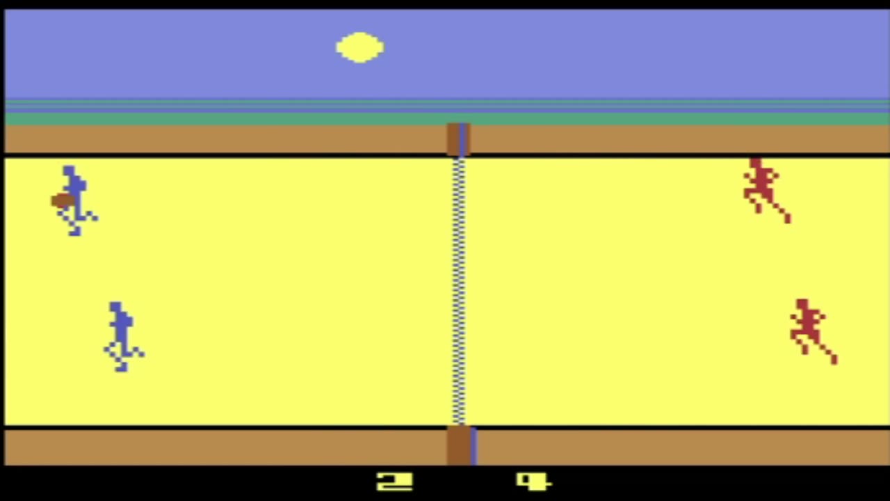 Realsports Volleyball Review (Atari 2600) (1982)