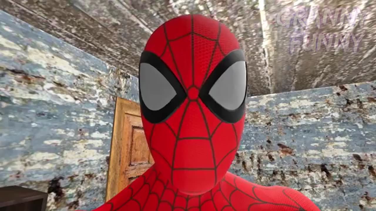 Playing as SpiderMan vs Secret Door Challenge in Granny House