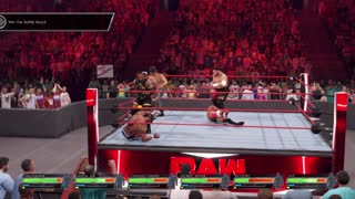 wwe 2k22 MYrise walkthrough part 41 US championship 5 way rumble