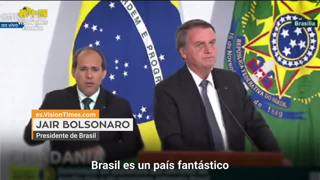 El presidente brasileño, Jair Bolsonaro sobre el pasaporte sanitario covid 19 plandemia