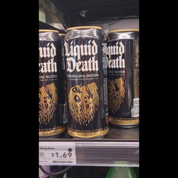 Liquid Death? Is it just water?