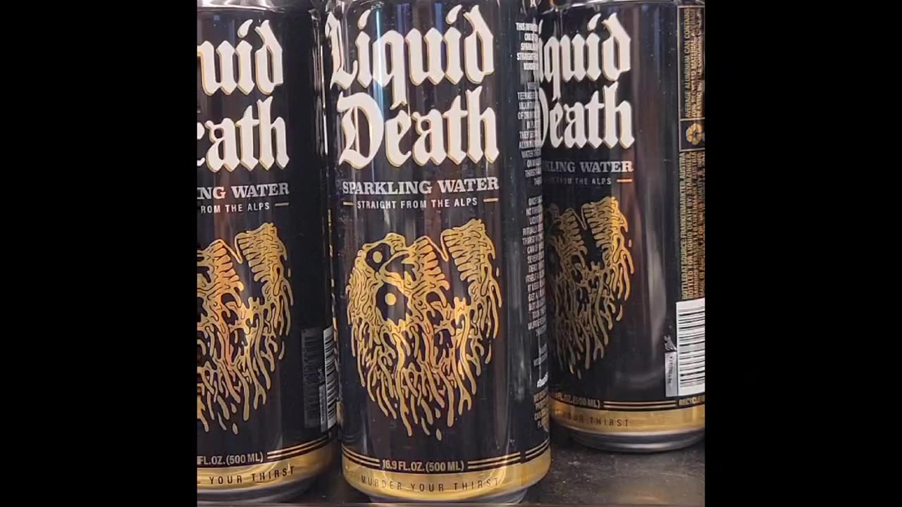 Liquid Death? Is it just water?