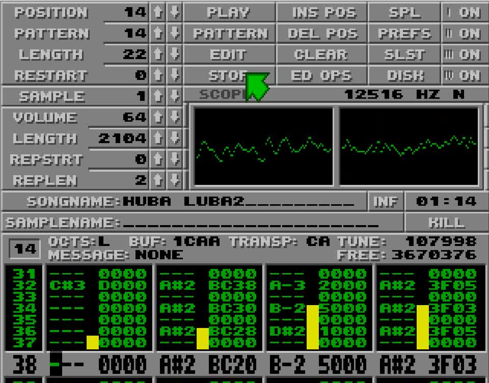 Amiga and Atari ST Protracker Music Mods - Huba Luba