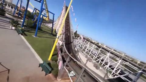 IN Amazing Cinematic Rollercoaster Drone Footage // Rollercoaster POV // 4K 60 FPS!