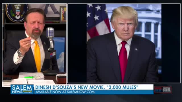 President Trump with Sebastian Gorka