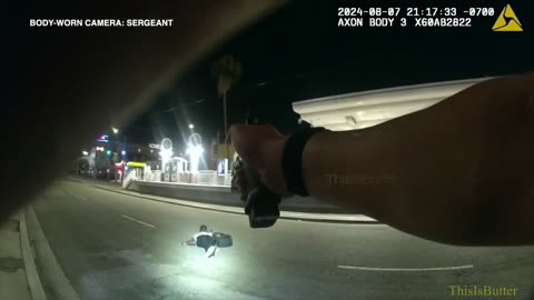 Long Beach police released bodycam of an officer shooting a homeless man armed with a handgun