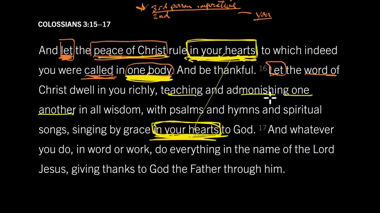 Is Christian Peace in My Heart or in the Church? Colossians 3:15–17, Part 1 Desiring God