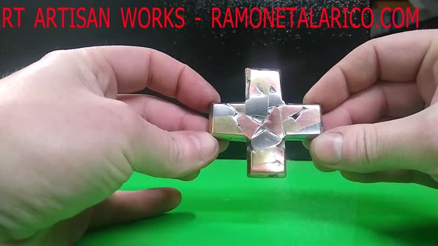 HandMade Mosaic Cross Pendant - RT ARTISAN WORKS