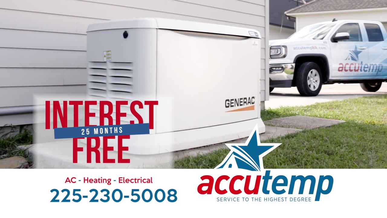 Reliable Home Generators for Uninterrupted Power | AccuTemp