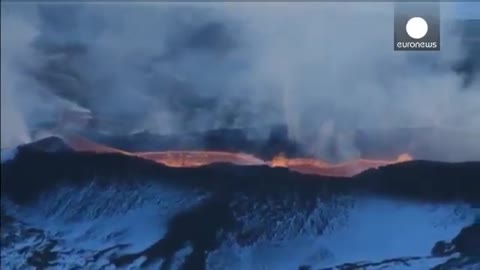 The bardarbunga volcano in Iceland 🇮🇸 🌋