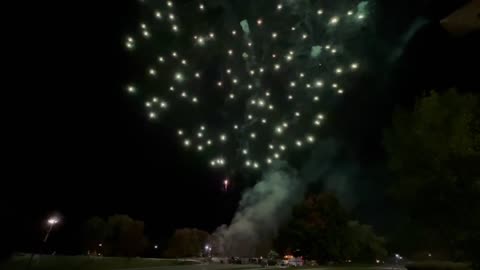 Valparaiso Homecoming fireworks