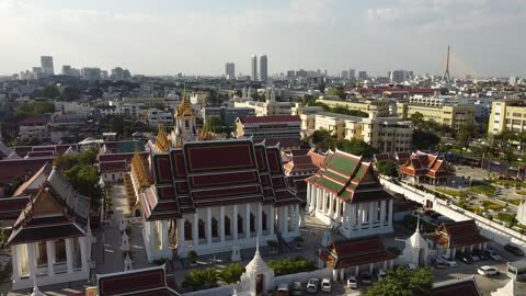 Amazing city sights in Thailand's Capital - Aerial Drone Shots