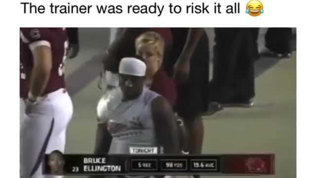 The coach was prepared to take the risk