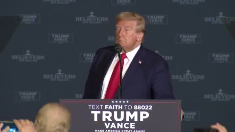 PDJT: "At Trump Rallies, we don't tell Christians to get lost...."