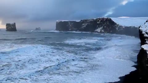 Iceland Black Beach