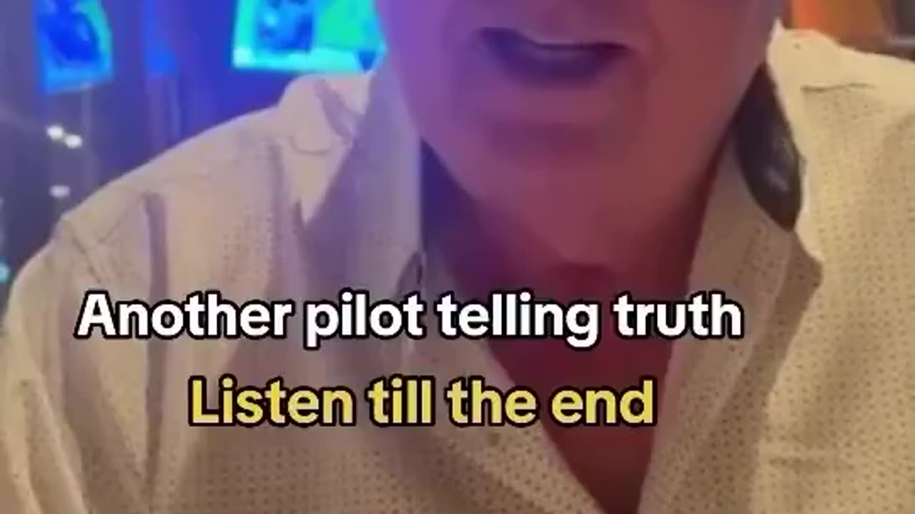 Another pilot telling the truth.