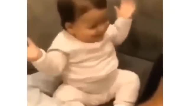 Baby cute dance