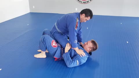 Ankle pick from knee on belly