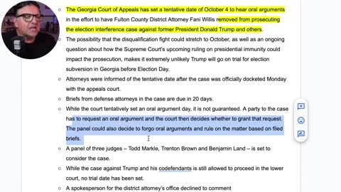 240604 BREAKING Fani Willis Faces NEW Disqualification Hearing in Trump Georgia Case.mp4