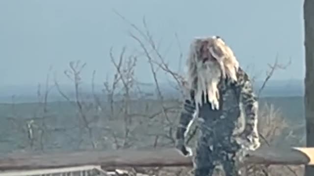 Sub-Zero Surfer Looks Like Santa
