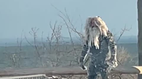 Sub-Zero Surfer Looks Like Santa