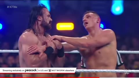 Gunther Vs drew McIntyre intercontinental championship Match