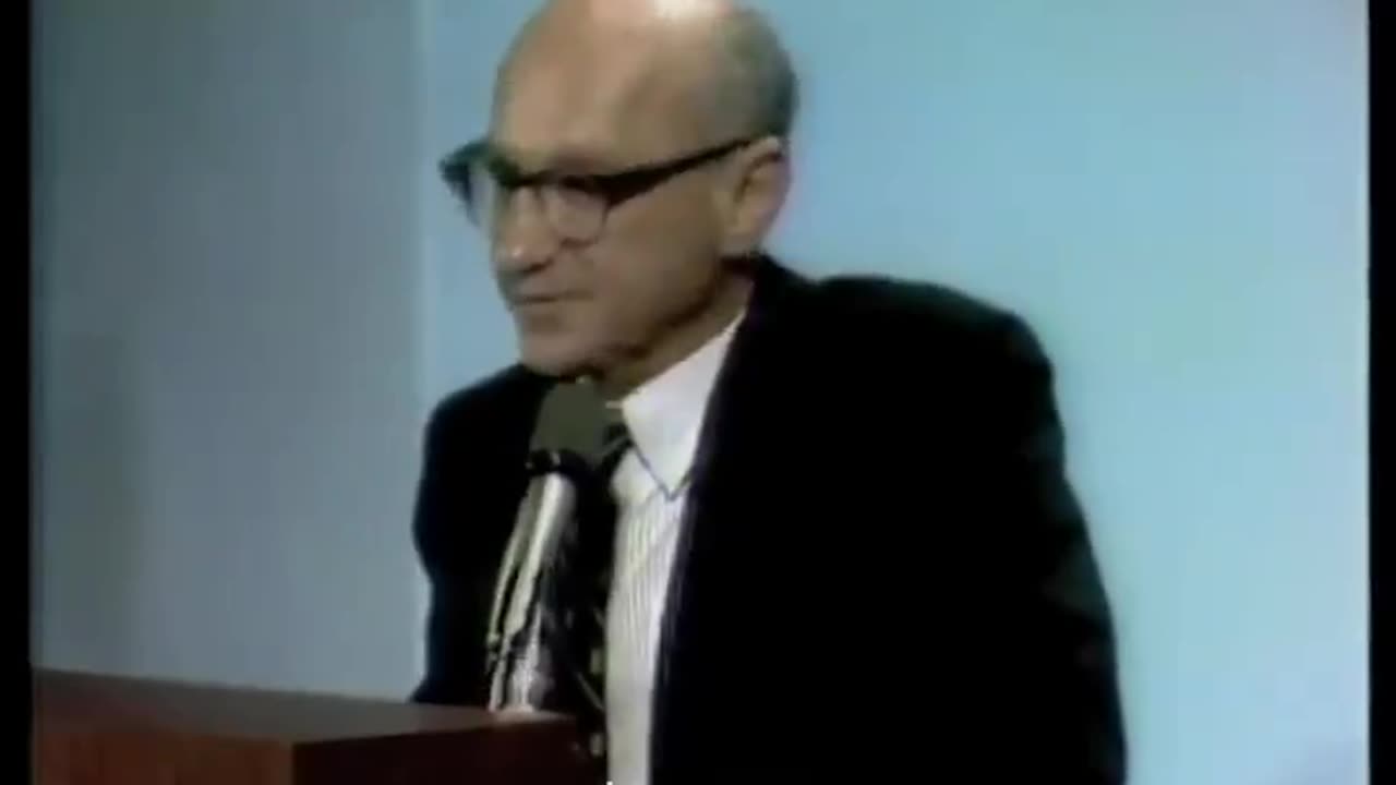 Milton Freedman explains, in 30 seconds, the cause of iNfLATiON, the world around..