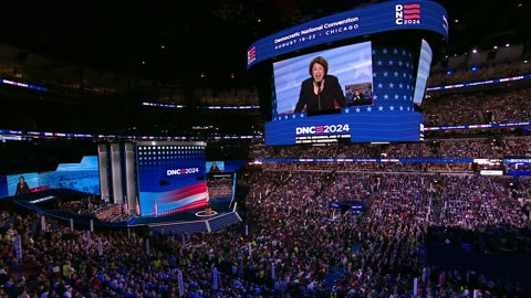 Minnesota Senator Amy Klobuchar Speaks at DNC (Day 3)