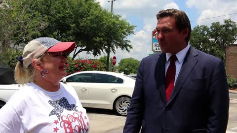 Ron DeSantis Visits Florida Restaurants