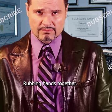 Business hand gestures! This one means "Rubbing Hands Together"