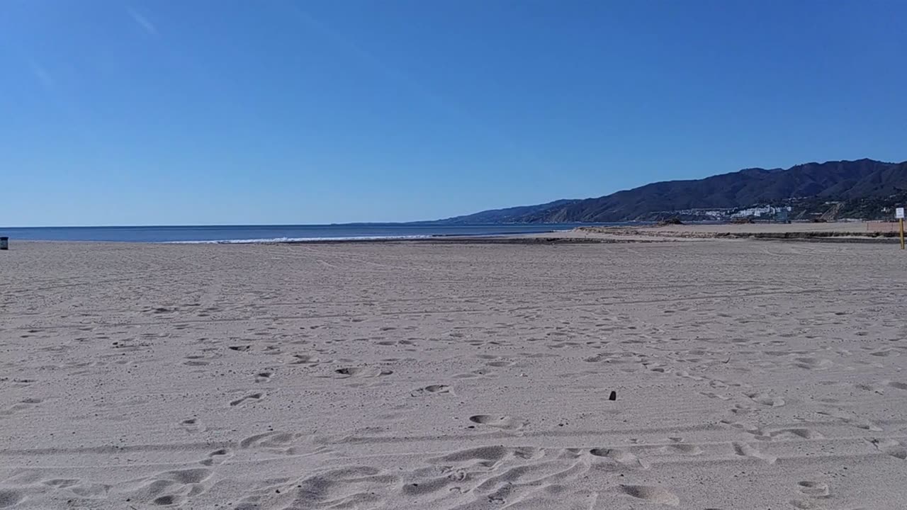 The Captain's View. Ginger Rogers Beach, Santa Monica, California 02/10/24