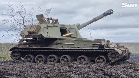 Ukrainian tanks fire shots in Donetsk region to 'push back' Russian troops