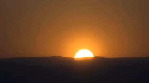 How long have you not seen the sunset, watch the sunset together in the video!