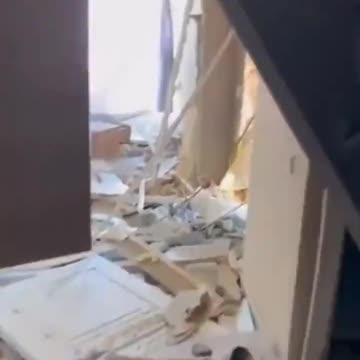 Ukraine: Inside of the Kyiv apartment that was stuck by Russian missile strikes Kyiv.