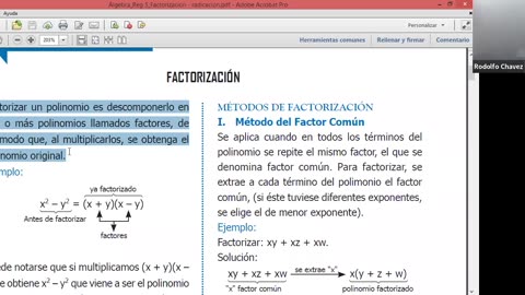 PAMER SEMESTRAL ESCOLAR 2022 | Semana 05 | Álgebra