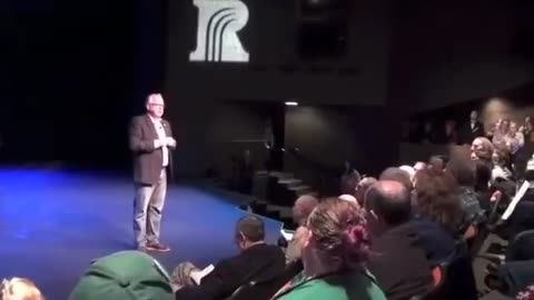 Democrat VP candidate Tim Walz explains during a 2017 townhall why he thinks