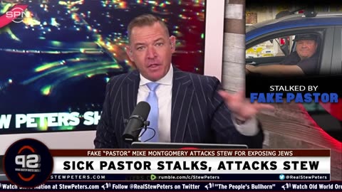 Fake Creepy Pastor Stalks and Attacks Stew for not Swearing Allegiance to Jews!