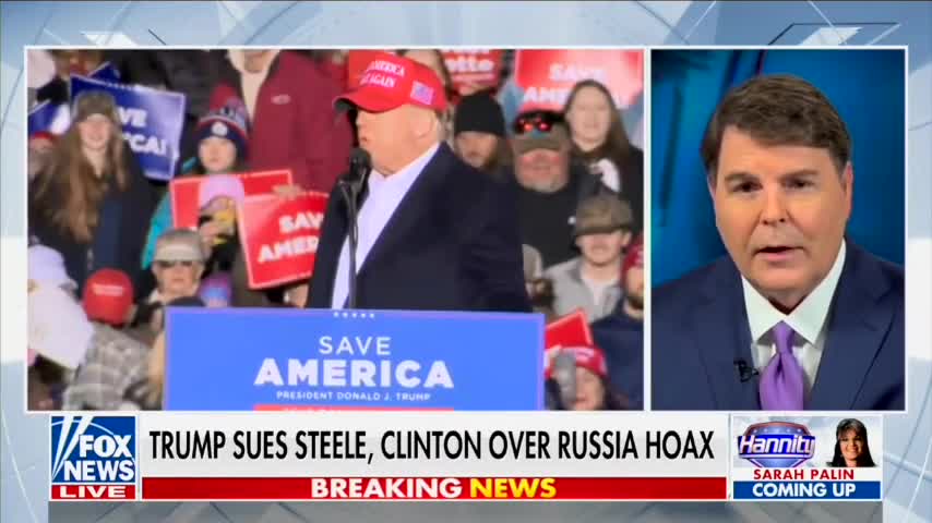 Trump Sues Steele, Clinton Over Russia Hoax