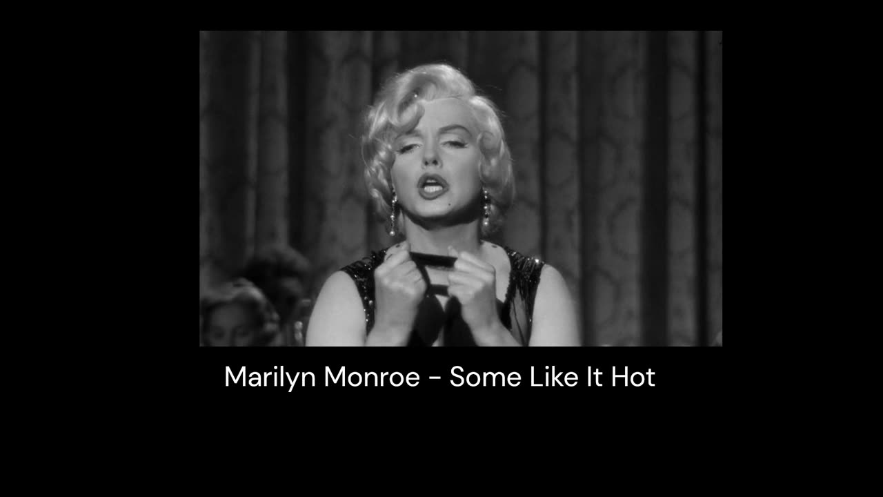 Marilyn Monroe in Some Like It Hot - All Together Now sung by Taylor Swift A.I.