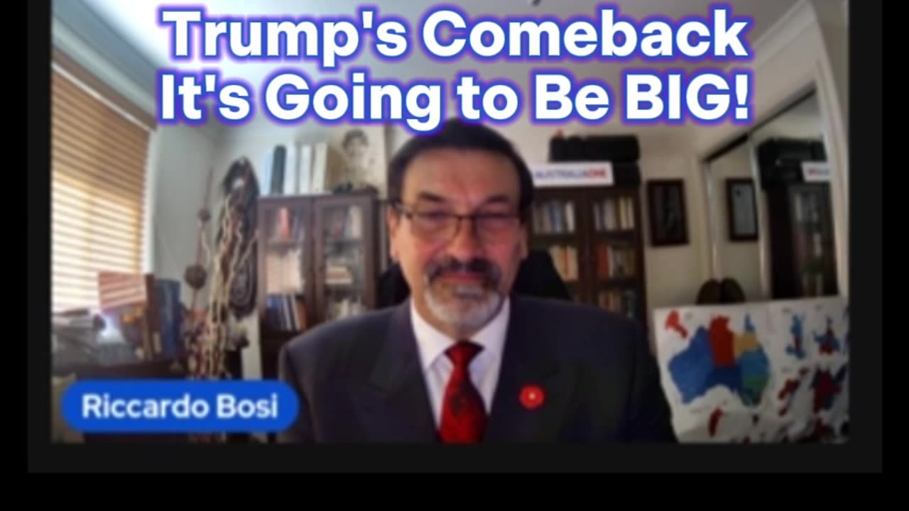 Riccardo Bosi | Trump's Comeback. The Time is NOW! Be Ready, It's Going to Be BIG