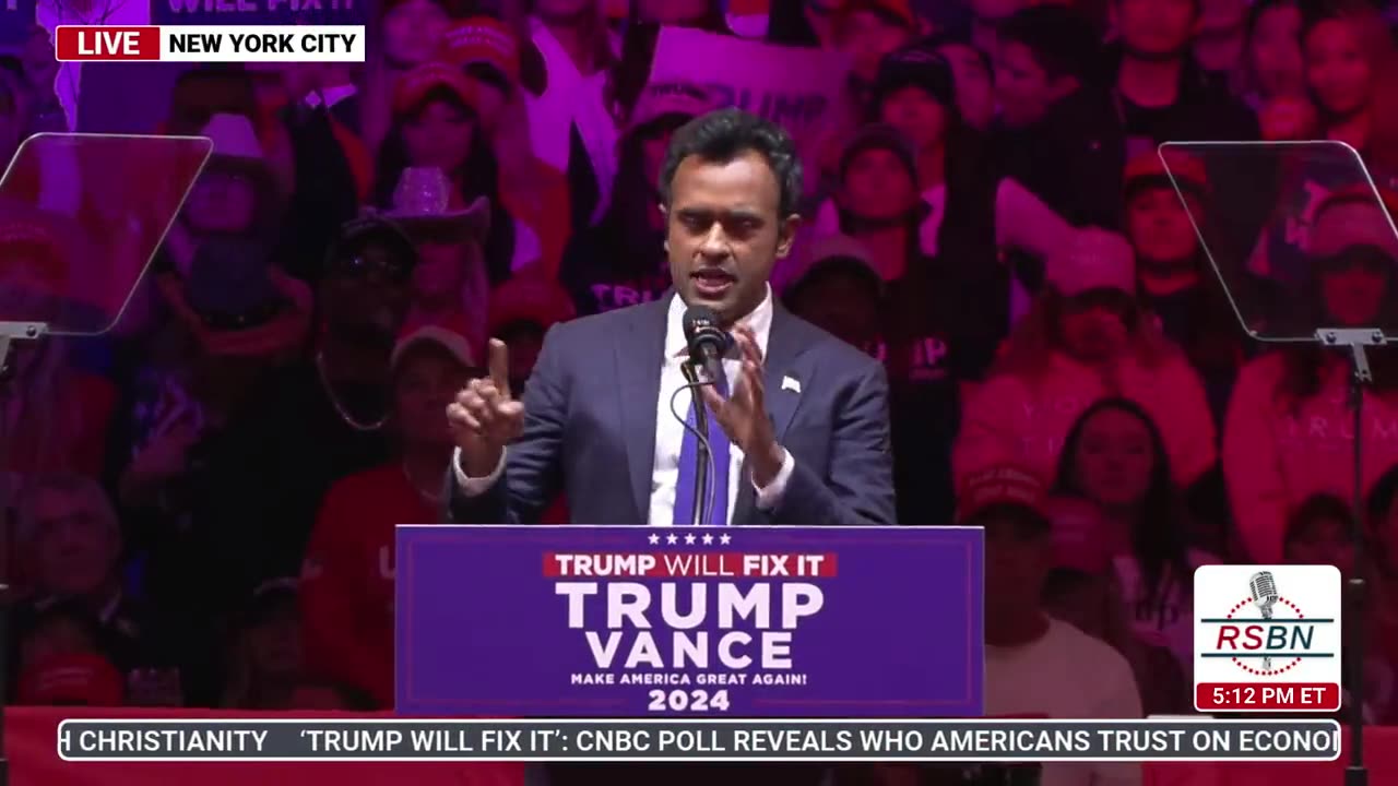 Vivek Ramaswamy Full Speech at Madison Square Garden