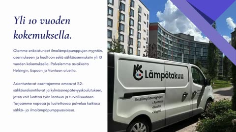 Ilmalämpöpumppujen asennus ja huolto - Helsinki, Espoo ja Vantaa