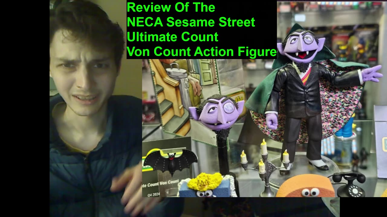 Outtake #56 Of The Review Of The NECA Sesame Street Ultimate Count Von Count Action Figure