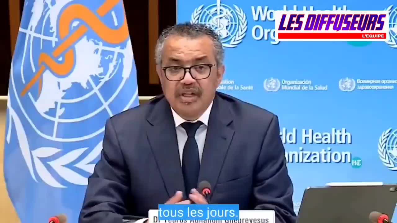 Thedros Adhanom de l'Organisation Mondiale de la Santé ne conseille pas la vaccination des enfants.