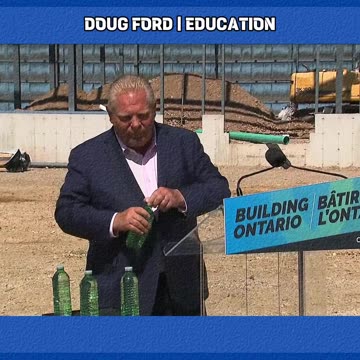 Doug Ford Swallows A Bee