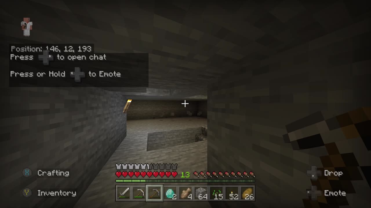 Lil Minecraft before bed.
