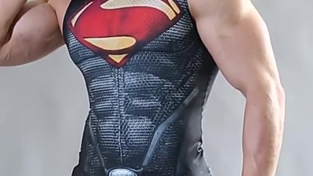 Superhuman 3D Lifting weights Stringer Tank Top Wellness Large Versatility Vest Muscle (Usable Shop)