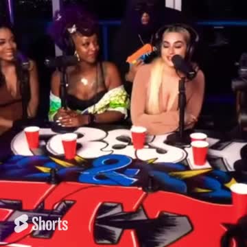 Fresh N Fit Insane Chris/ Aaron places toy gun to Female guests heads skit (YouTube Short)