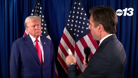 EXCLUSIVE: Former President Trump talks one-on-one with News 13's Patrick Hussion